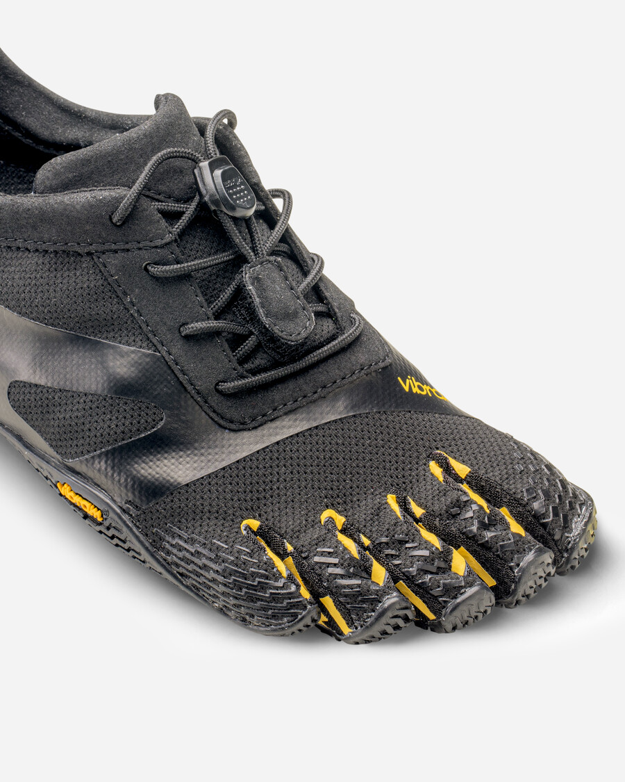 kso evo damesschoenen zwartgeel