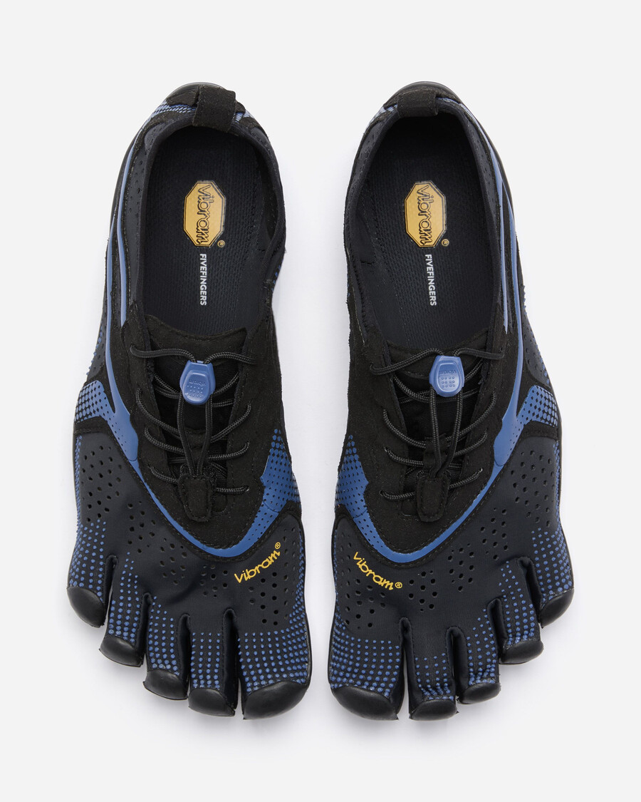 v-run herenschoenen zwartblauw