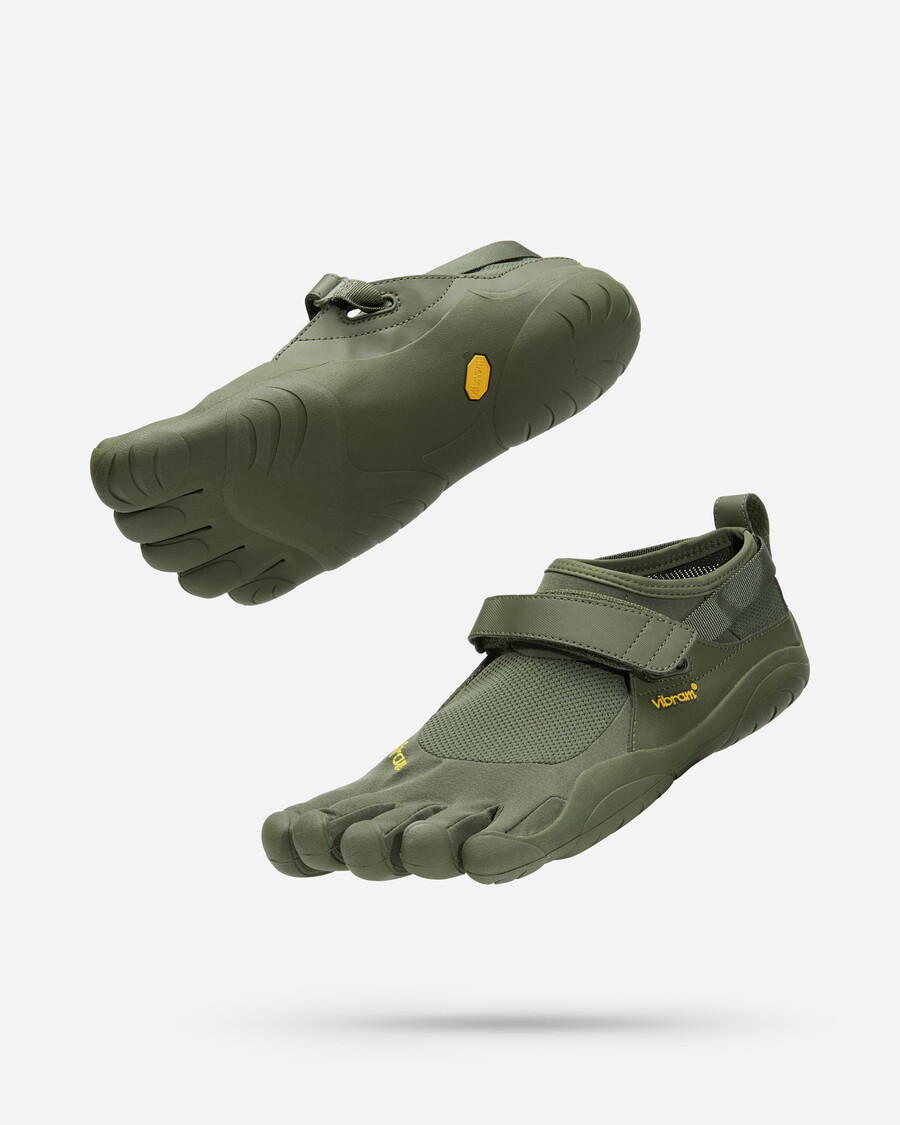 kso vintage heren militair groen