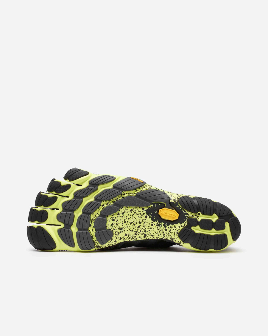 v-run herenschoenen zwartgeel