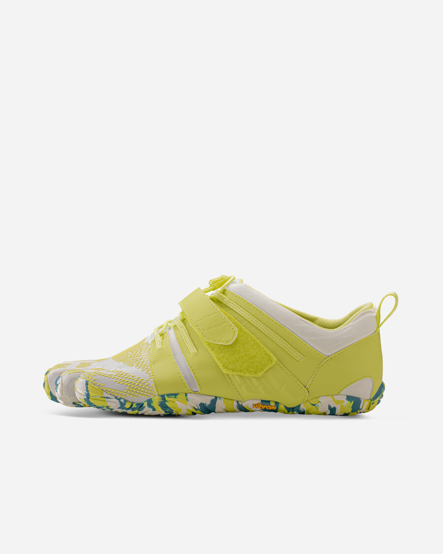 v-train 2.0 heren limegroen grijs