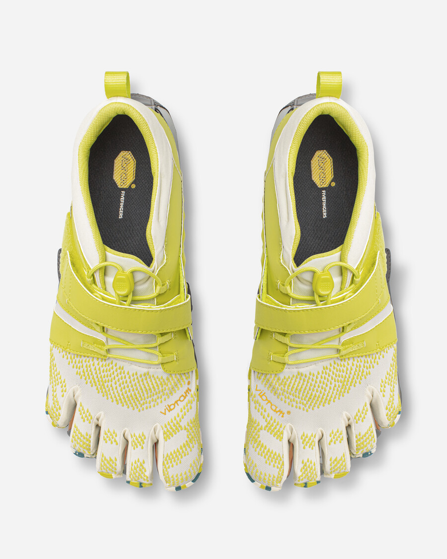 v-train 2.0 heren limegroen grijs