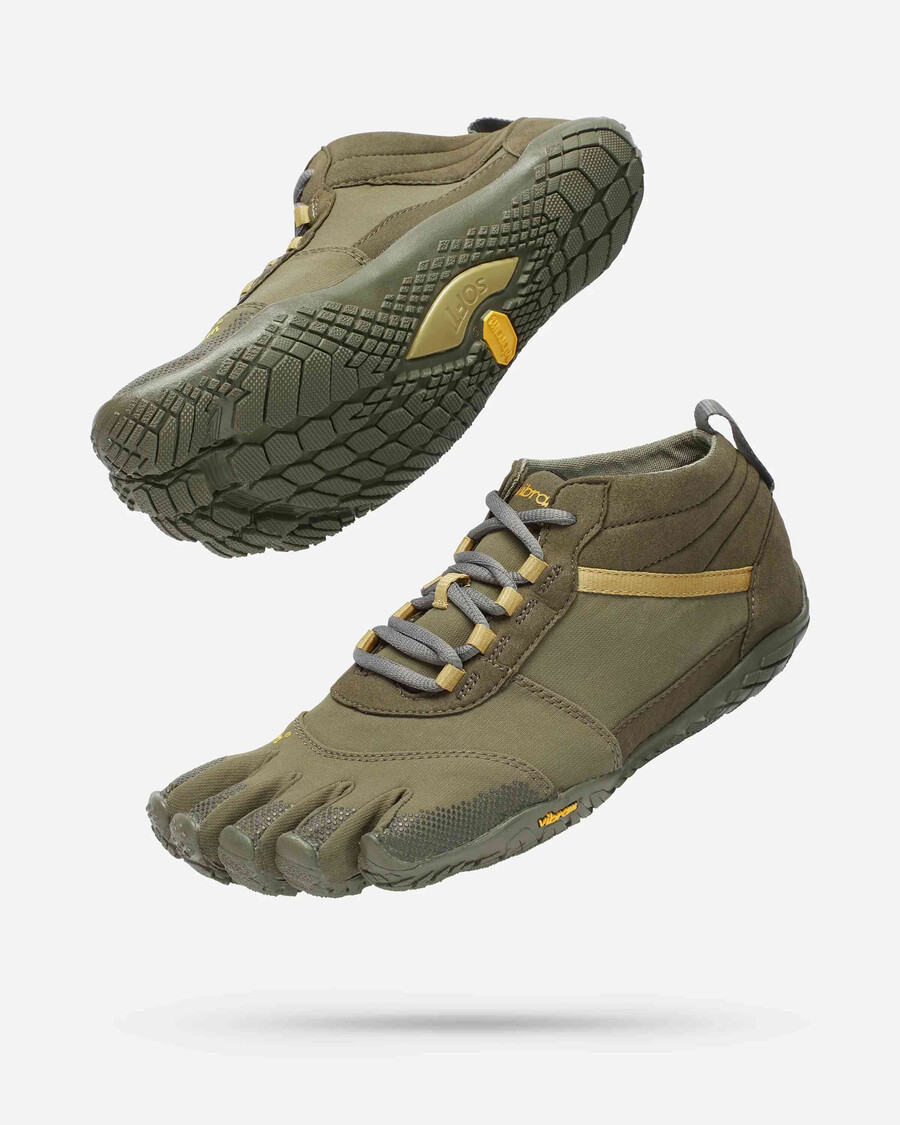 v-trek heren militair donkergrijs
