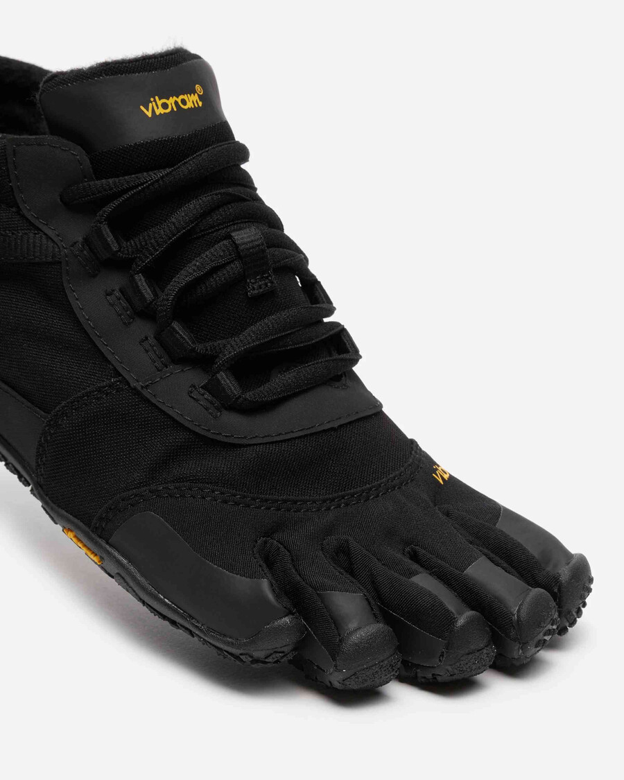 v-trek geïsoleerde damesjas zwart