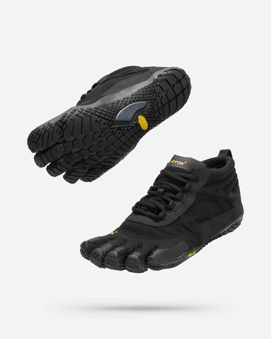 v-trek geïsoleerde damesjas zwart